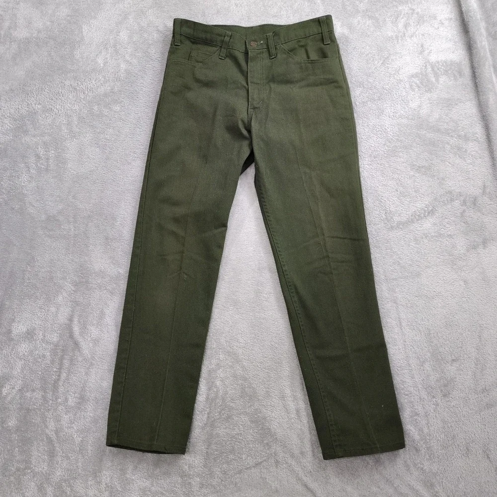 Levis Vintage 1970's Sta-Prest Straight Leg Jeans‎ Size 32x29 Made in USA